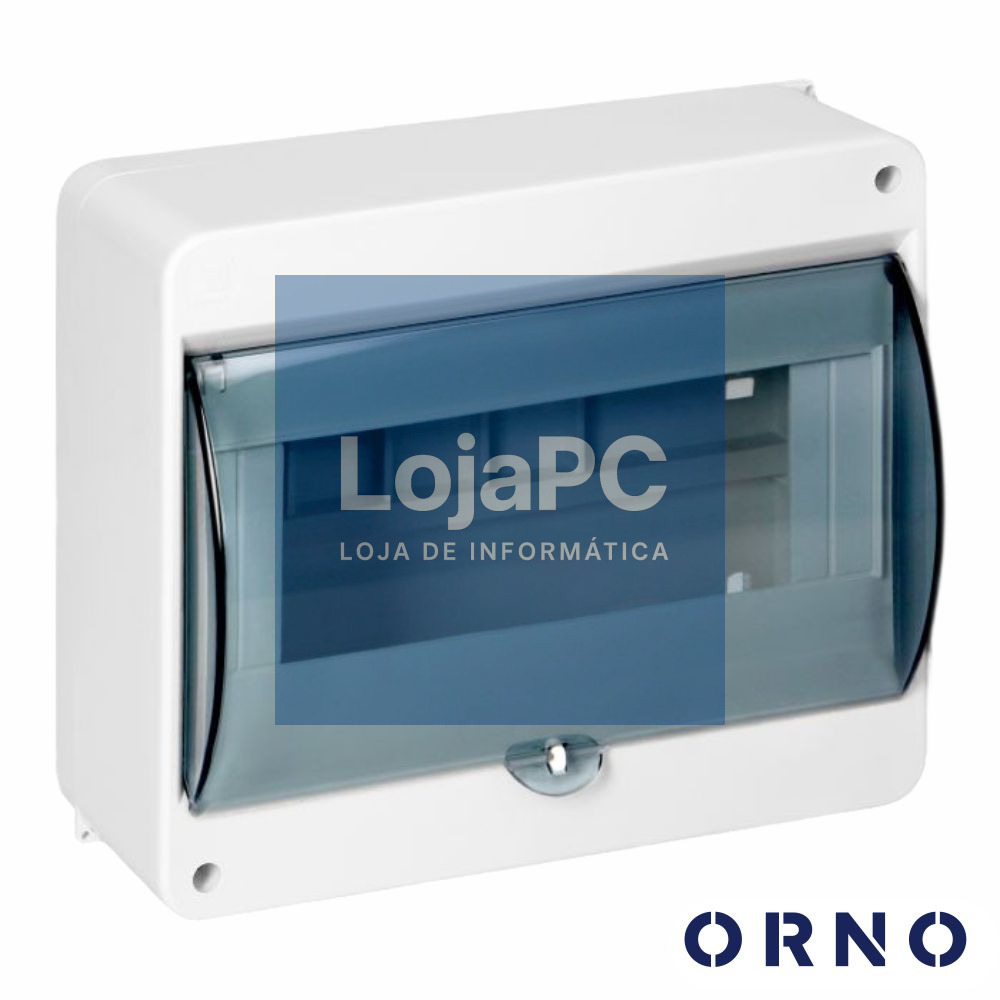 Caixa Distribuição Elétrica 8 Elementos C/conector N+PE IP40