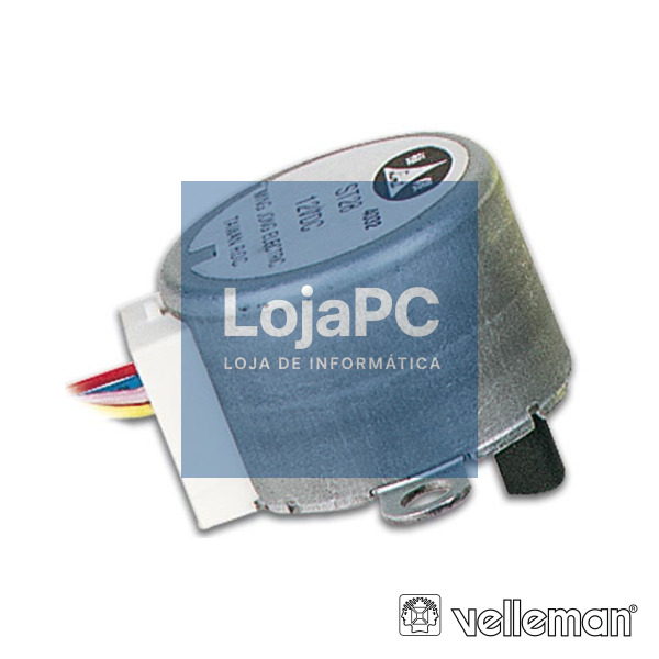 MOTOR PASSO A PASSO 12V 32MA 5.625° C/ 64 PASSOS