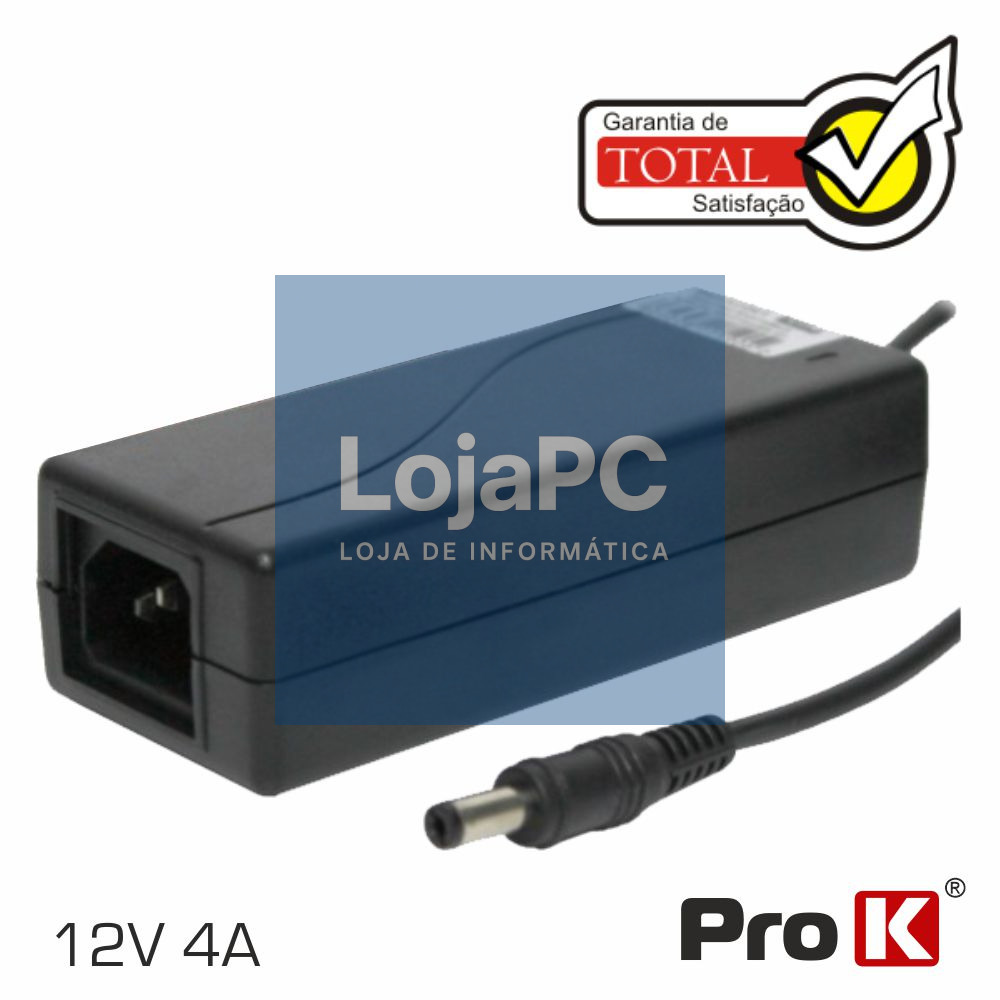 ALIMENTADOR SWITCHING 12V 4A P/LCD PROK