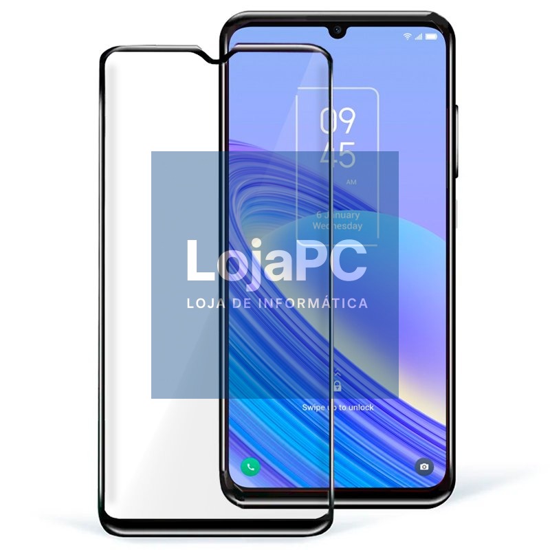 Tempered Glass Screen Protector COOL for TCL 40 SE (FULL 3D)