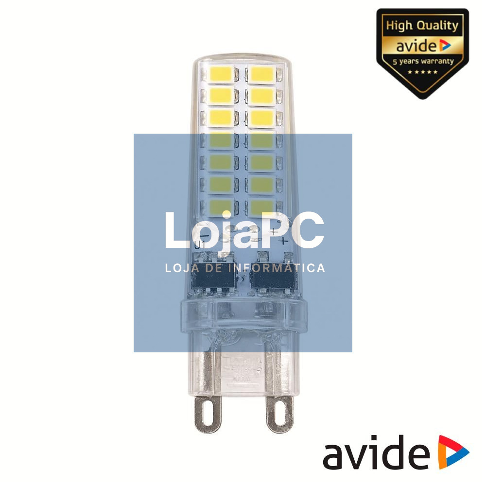 Lâmpada LED G9 3W 230V 4000K 300lm Silicone AVIDE