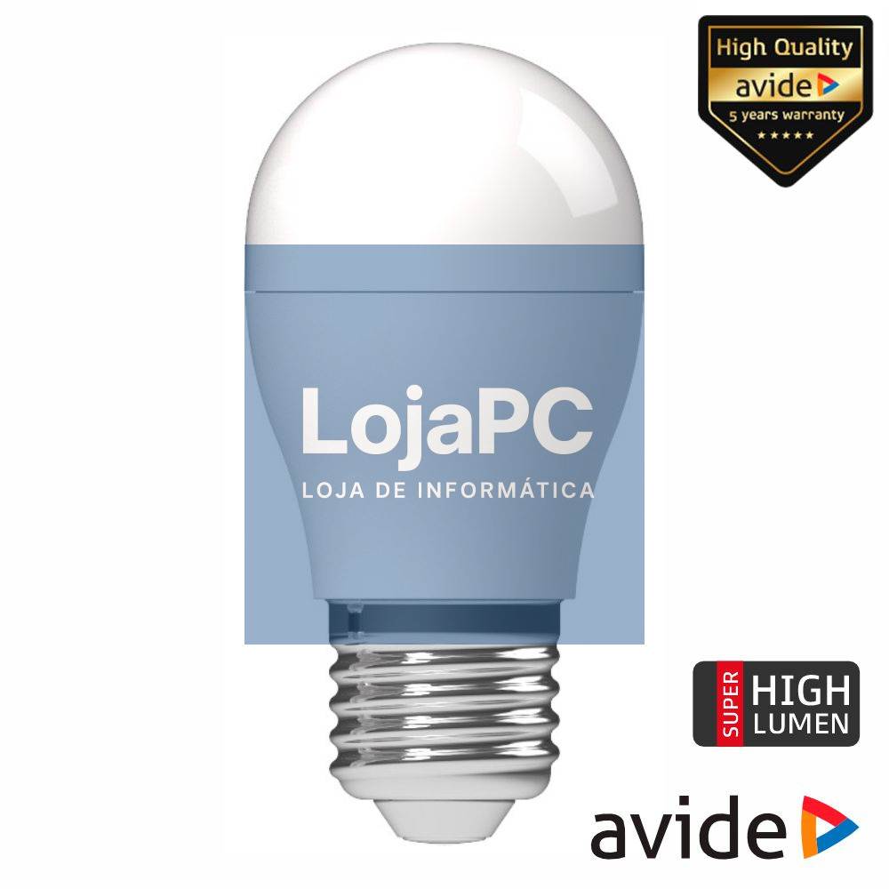 Lâmpada LED E27 Globo G45 2.9W 230V 4000K 470lm AVIDE