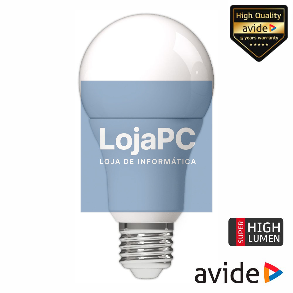 Lâmpada LED E27 Globo A60 4.9W 230V 4000K 806lm AVIDE