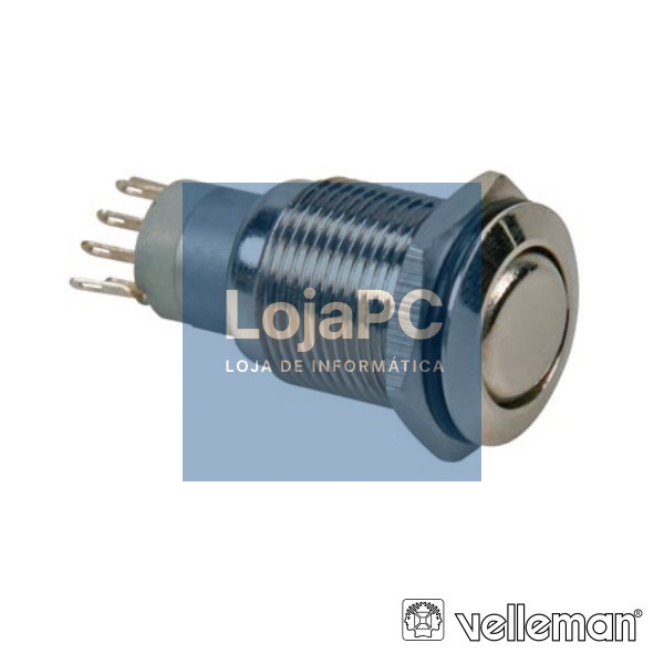 INTERRUPTOR REDONDO DE METAL DPDT 2NA 2NC