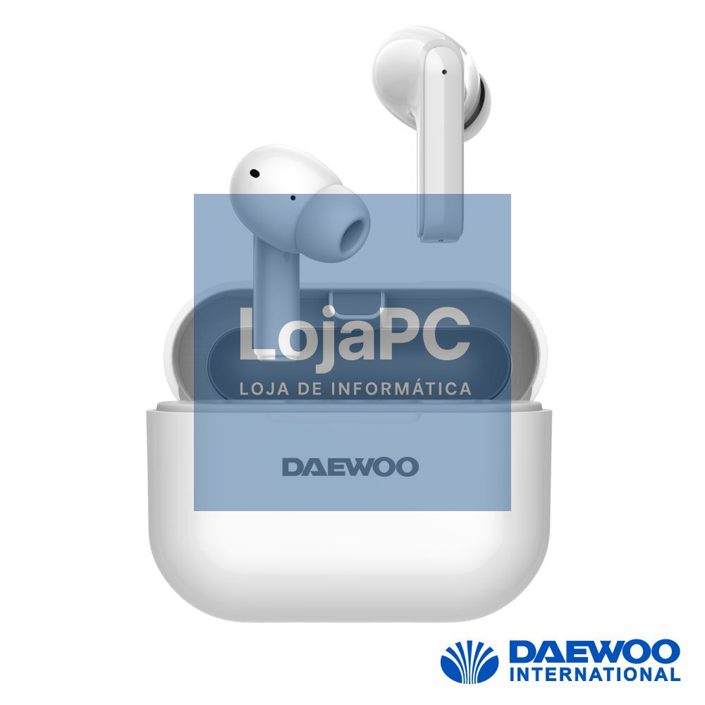 Auriculares Bluetooth 5.3 C/ Mic Dock TWS ENC IPX4 DAEWOO