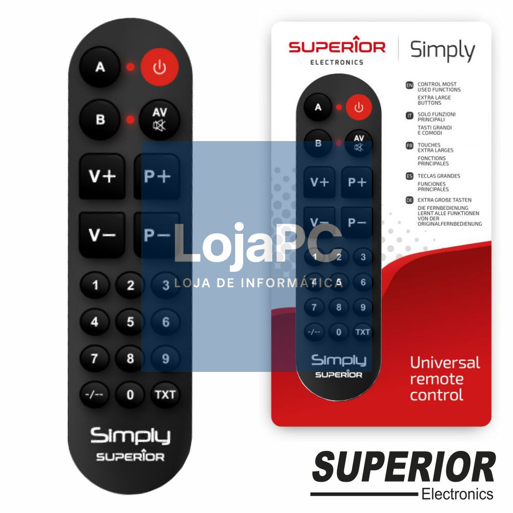 TELECOMANDO PROGRAMÁVEL SIMPLY