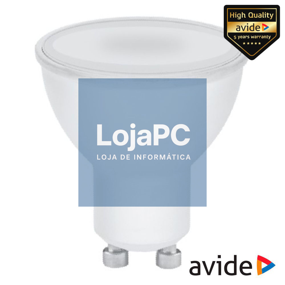 Lâmpada LED GU10 Dimável Spot 7W 230V 3000K 520lm AVIDE