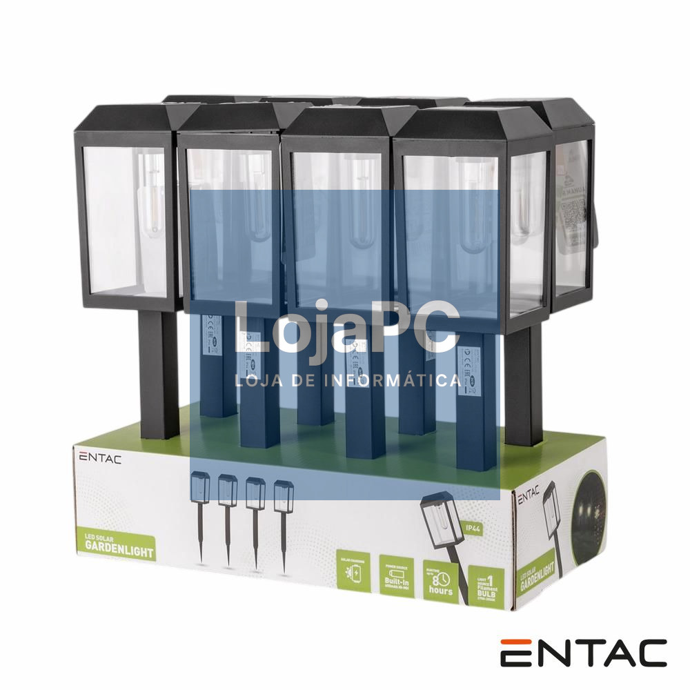 Candeeiro Solar LED 8X ENTAC