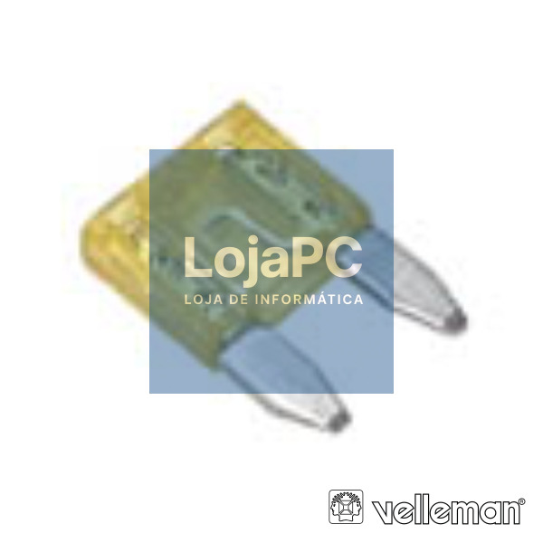 FUSÍVEL DE AUTOMÓVEL MINI 20A AMARELO VELLEMAN