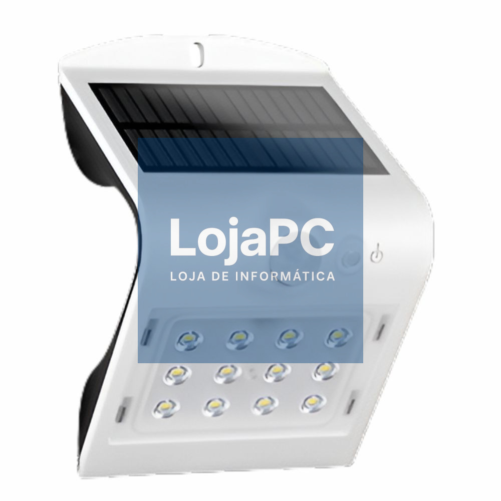 Aplique Exterior Solar 1.5W IP65 C/ Sensor Movimento PIR