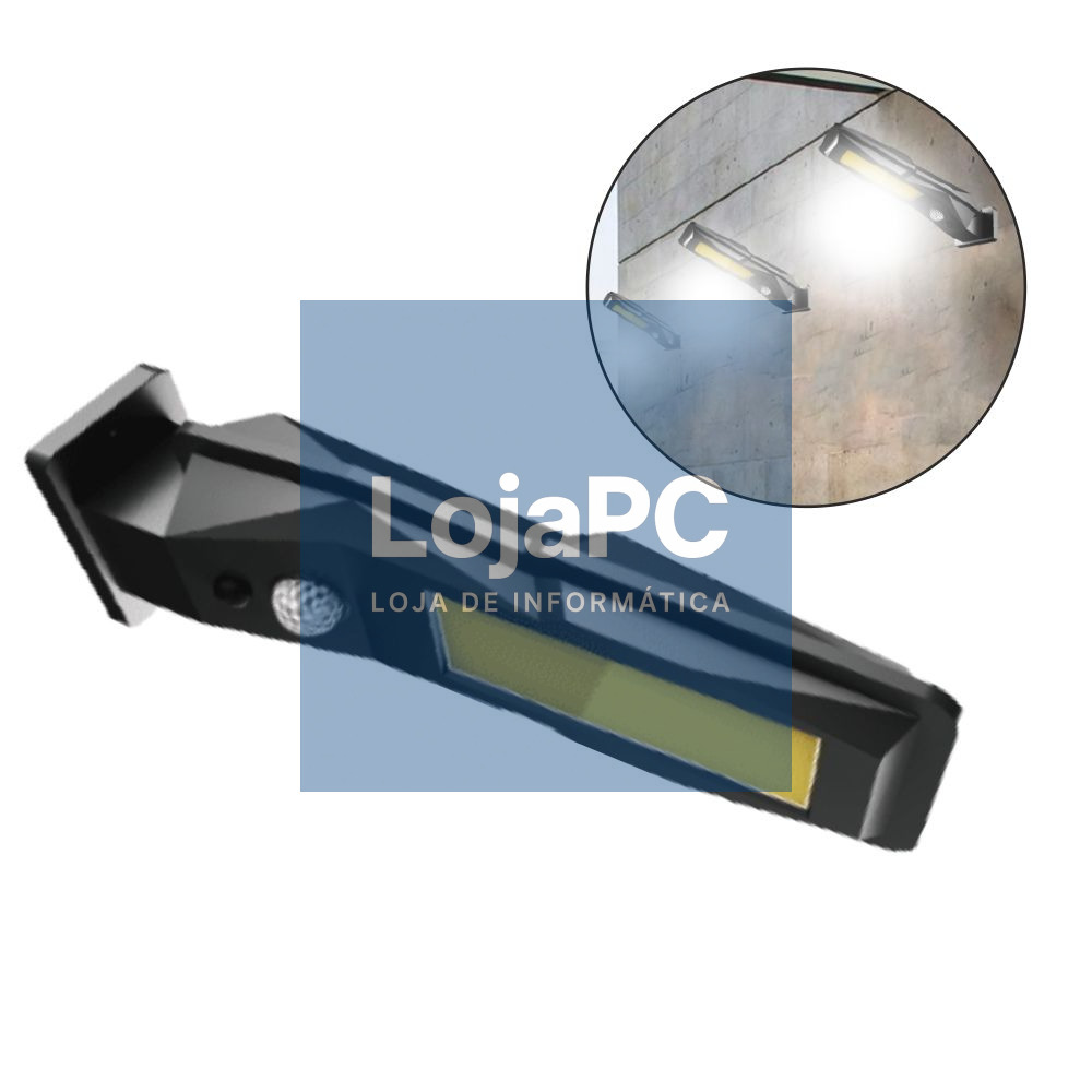 Candeeiro Parede Exterior Solar C/ Sensor Movimentos IP65