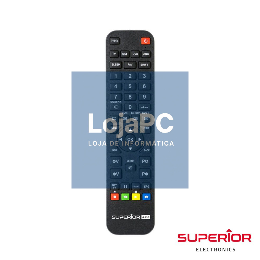 TELECOMANDO PROGRAMÁVEL 4:1 SUPERIOR