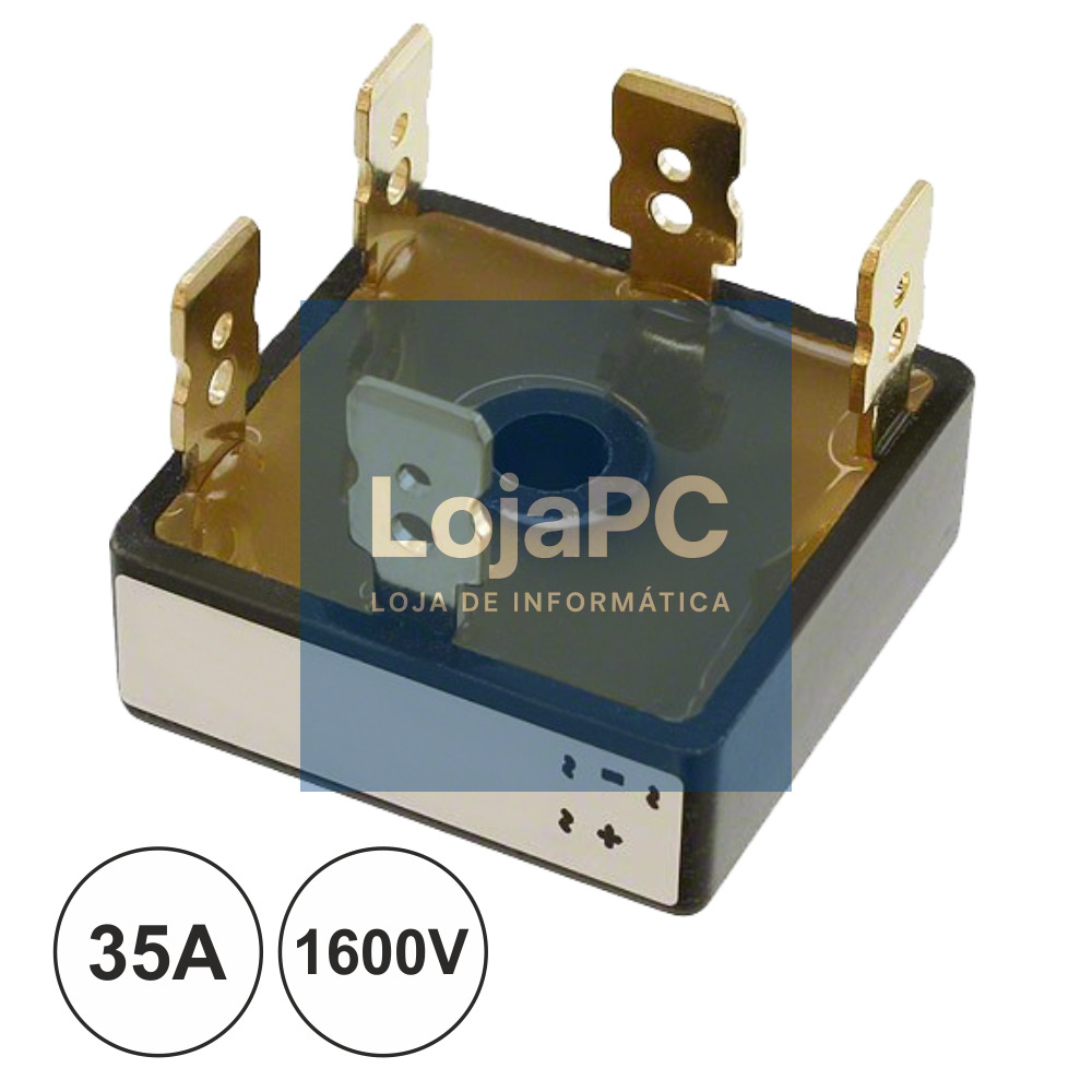 PONTE RECTIFICADORA TRIFÁSICA1600V 35A