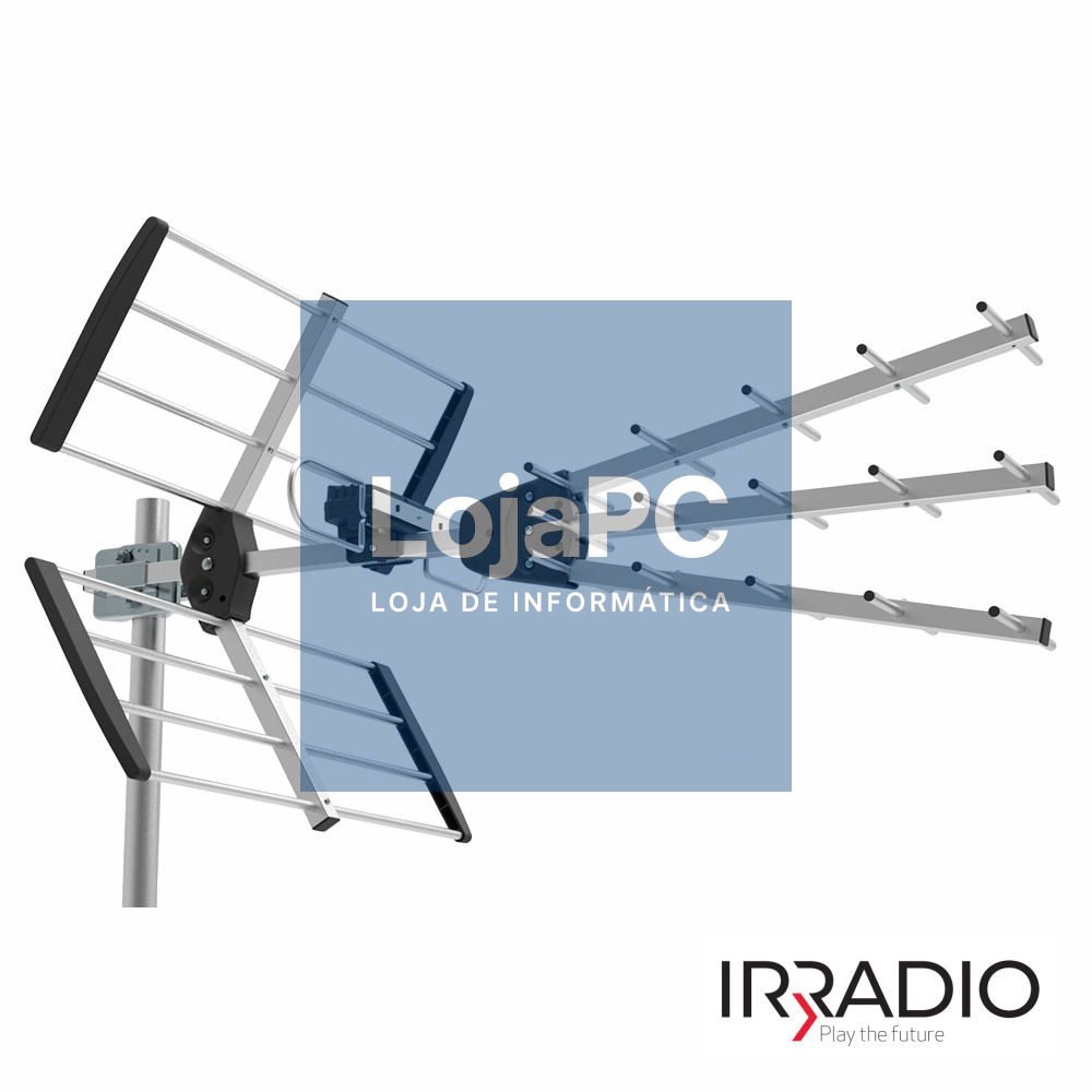 Antena TDT Exterior UHF 17 Elementos 12.5db Filtro Lte 5G