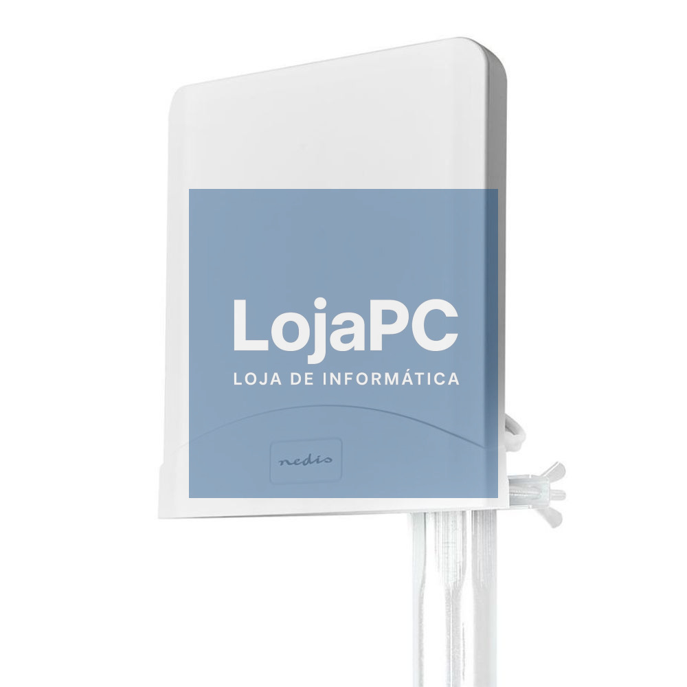Antena 3G/4G/5G/GSM Amplificada C/ Cabo 2.5m IPX3