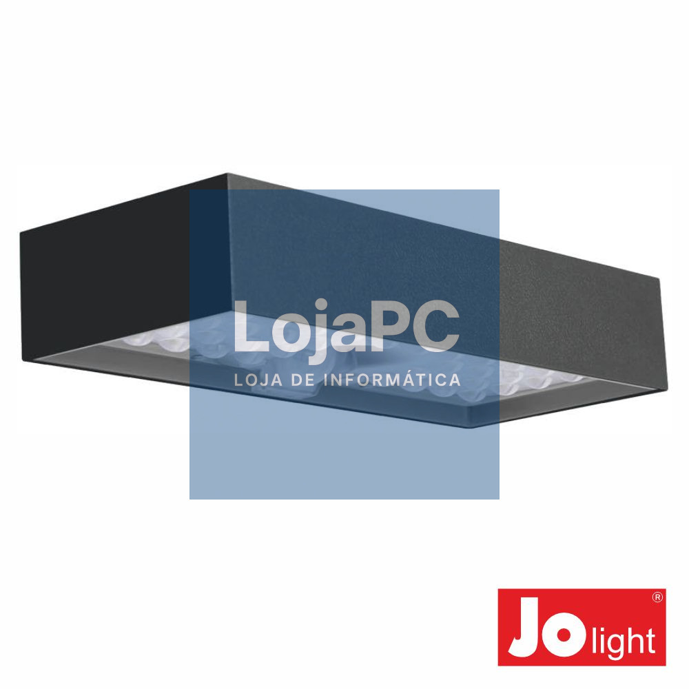 Aplique Exterior Solar C/ Sensor 6W 800lm Preto