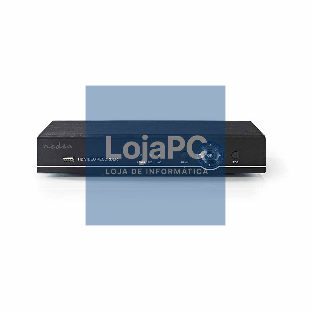 Gravador De Vigilância CCTV 8 Canais Full HD NEDIS