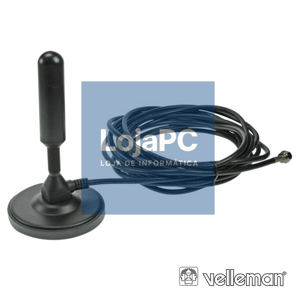 ANTENA TDT COM BASE MAGNÉTICA