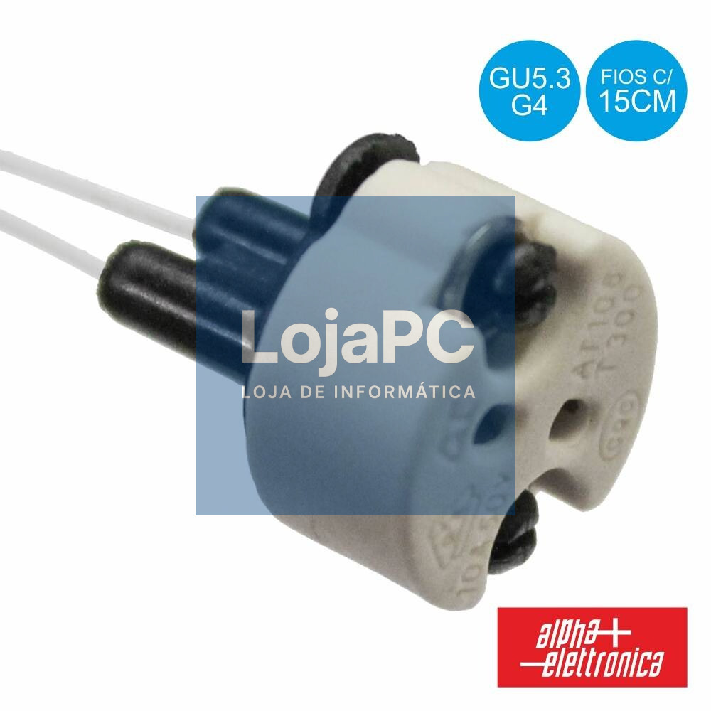 CASQUILHO P/ LÂMPADA GU5.3 / G4