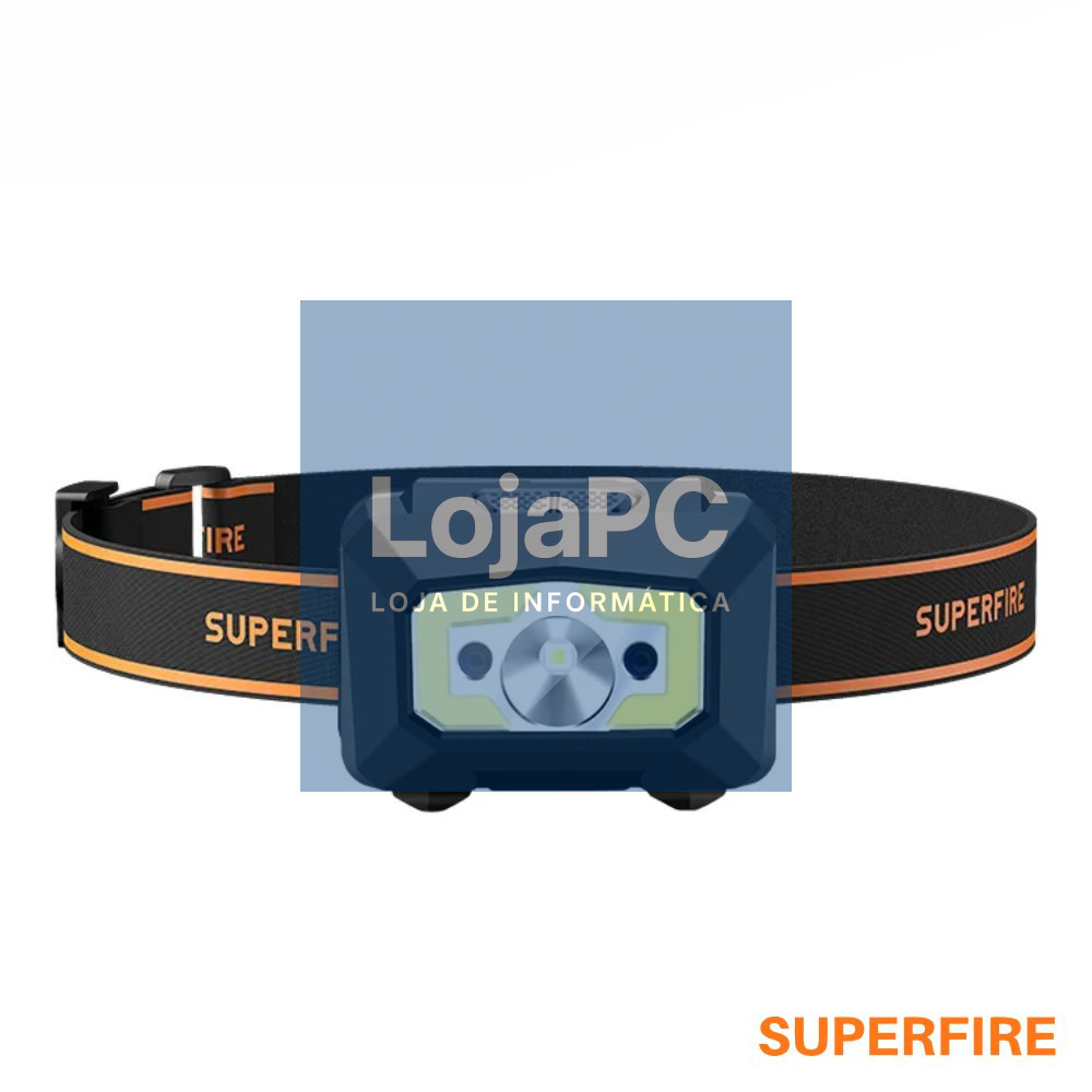 Lanterna de Cabeça C/ Sensor Mov. 5W 338lm IP44 SUPERFIRE