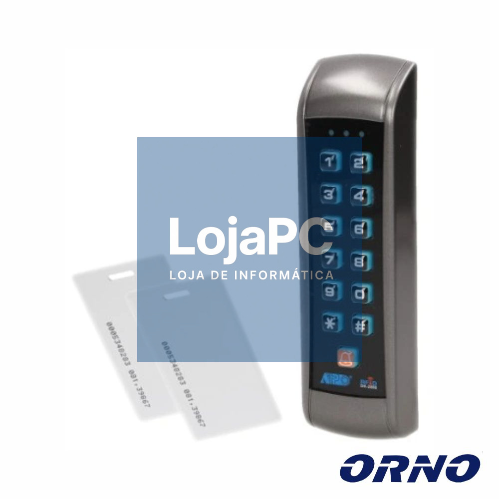 Leitor de Controlo de Acessos RFID C/ Código PIN ORNO