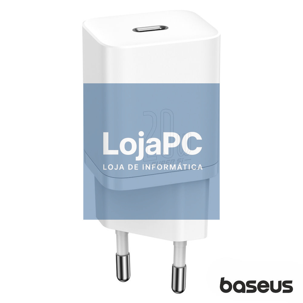 Alimentador Comutado USB-C PD QuickCharge 3.0 20W BASEUS