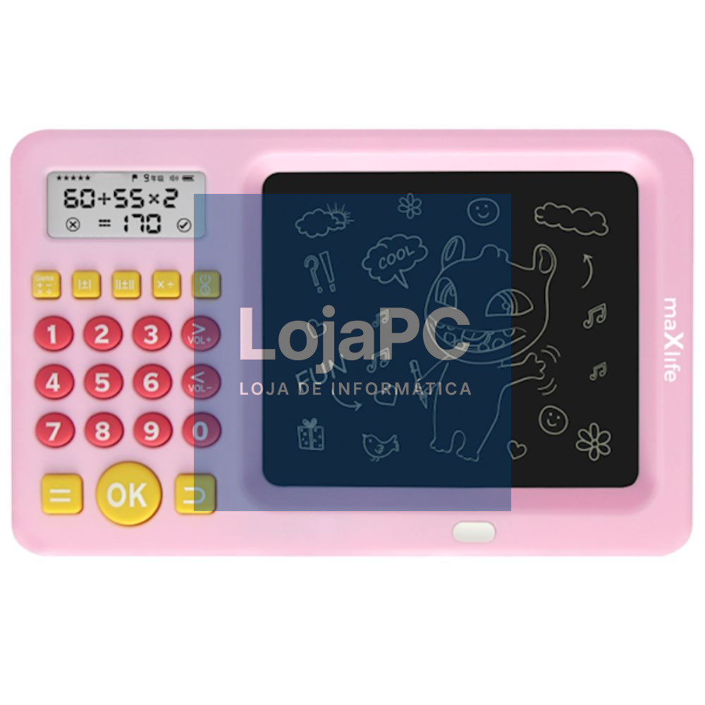 Placa Digital Portátil LCD Monocor C/ Calculadora
