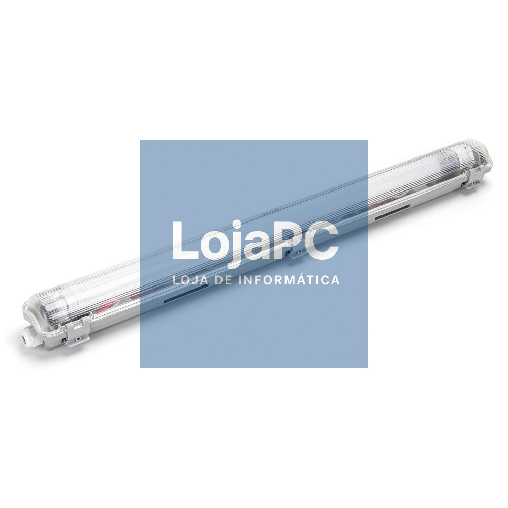 Armadura T8 C/ Lâmpada LED Tubular 9W 60cm 4000K IP65