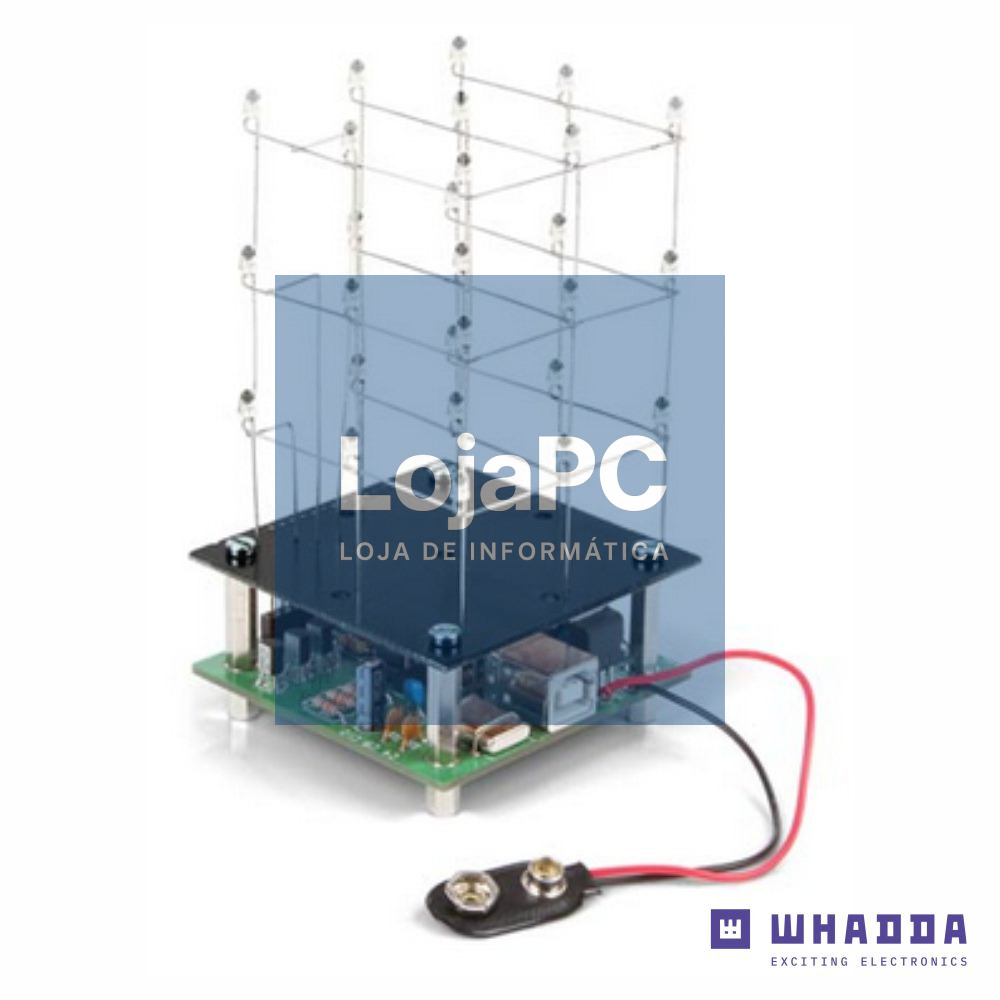 Cubo LED 3d C/ 27 LEDS Até 234 Animações WHADDA