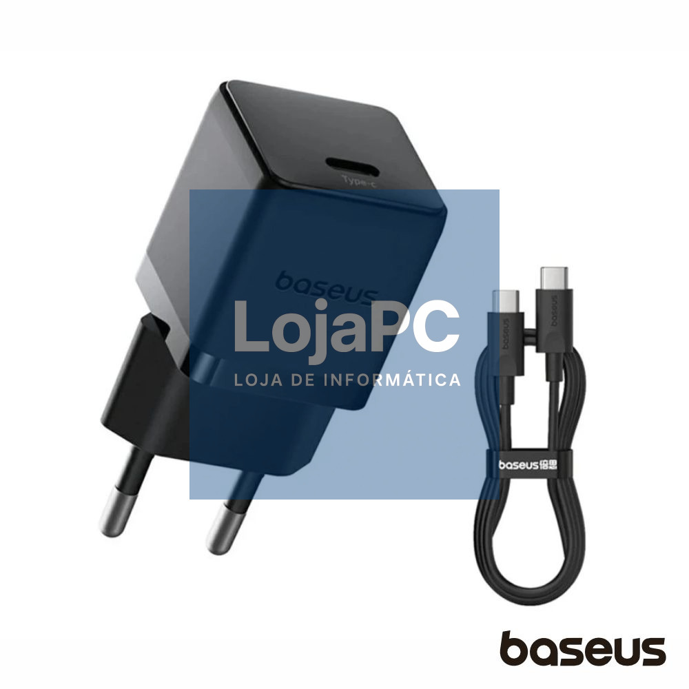 Alimentador Comutado Miniatura USB-C PD 20W BASEUS