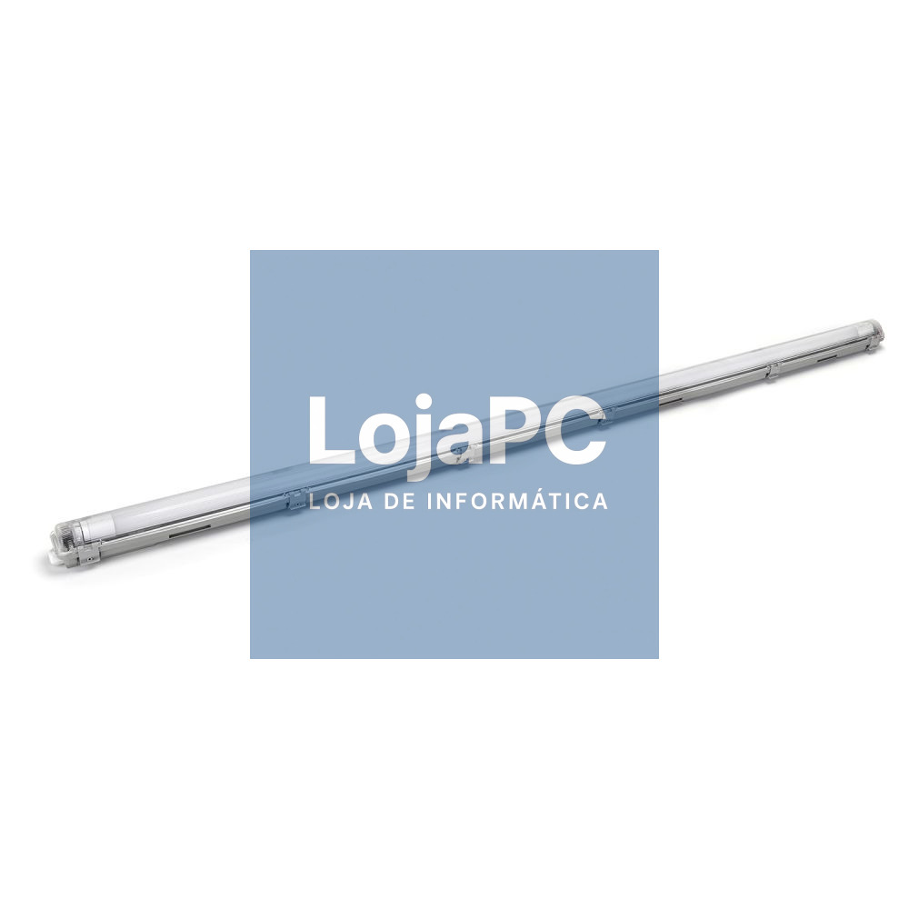Armadura T8 C/ Lâmpada LED Tubular 22W 150cm 6500K IP65