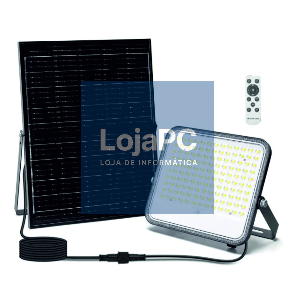 Foco LED Solar 200W CCT 3000K/4000K/6500K 2000lm IP66