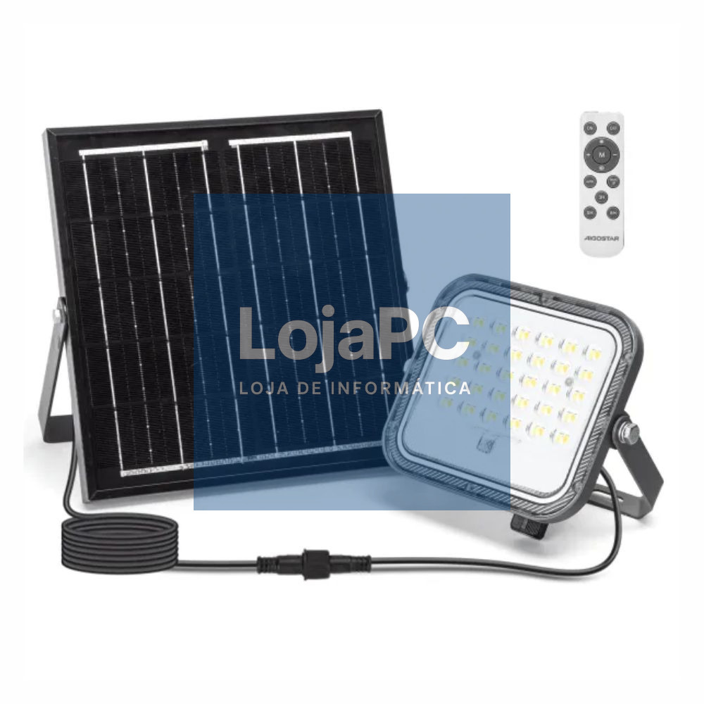 Foco LED Solar 50W 3000K~6500K CCT 500lm IP66