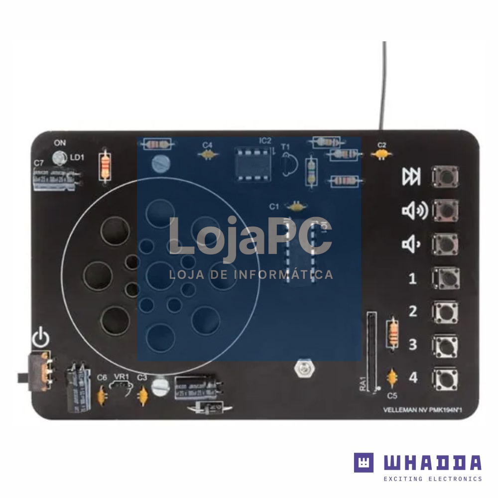 Kit Controlo Digital de Rádio FM WHADDA