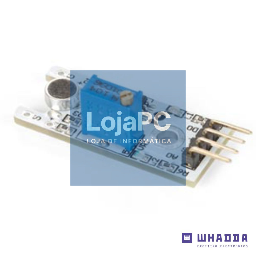 Módulo de Sensor de Som C/ Microfone Compatível C/ Arduino