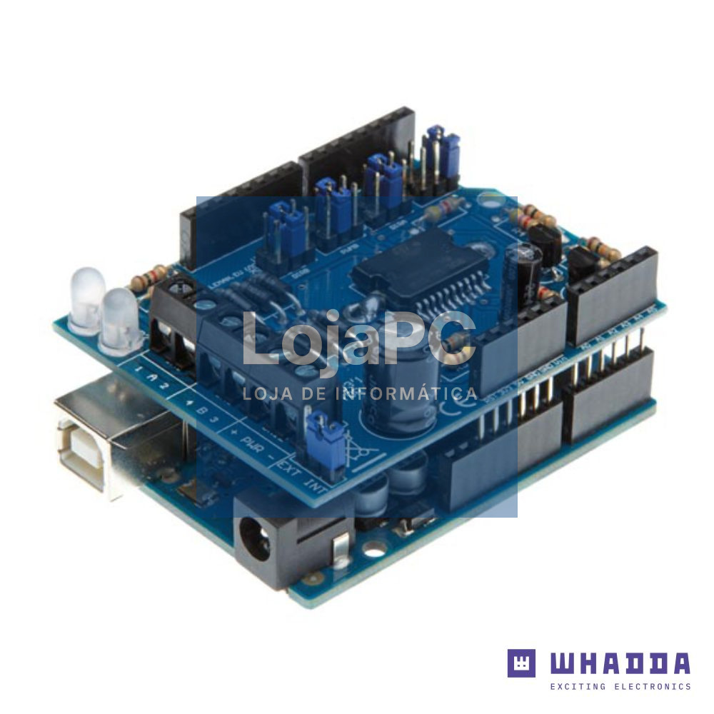 Motor e Power Shield Para Arduino WHADDA
