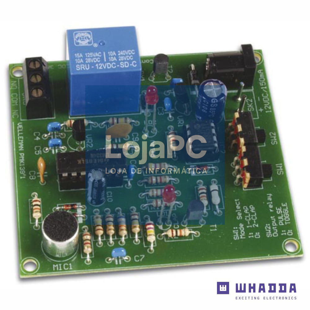 Mini Kit de Montagem Interruptor "Clap" ON/OFF WHADDA