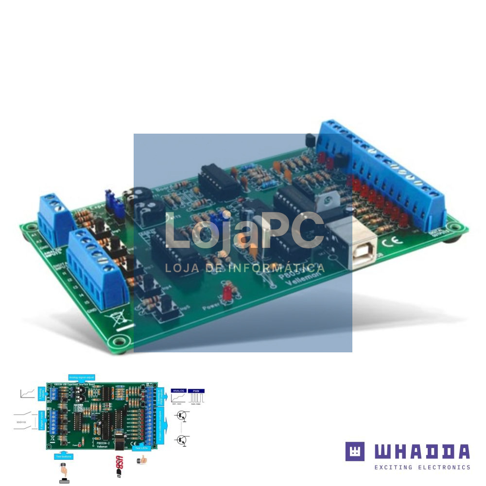 Kit de Montagem Interface USB WHADDA