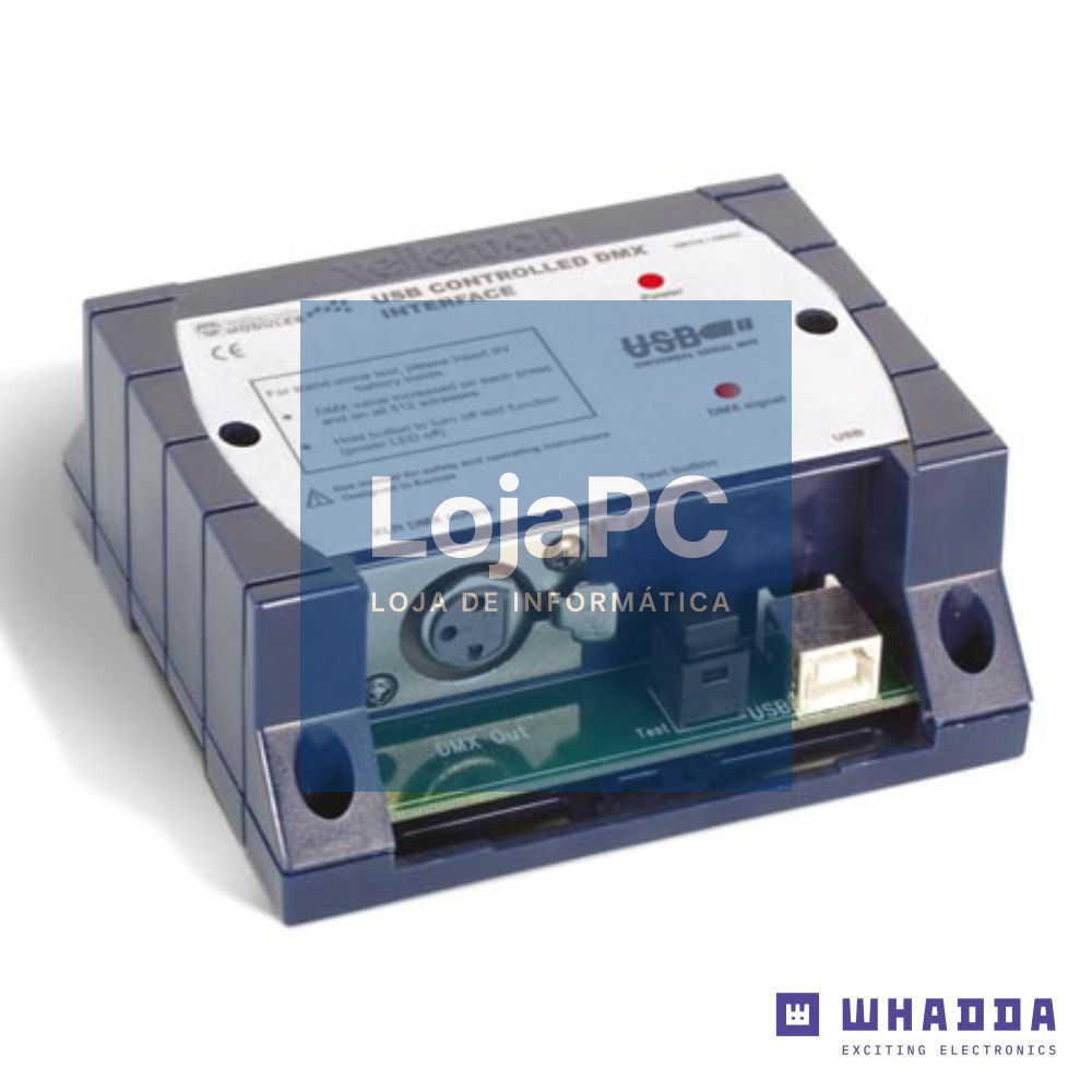 Kit Controlador DMX USB Interface WHADDA