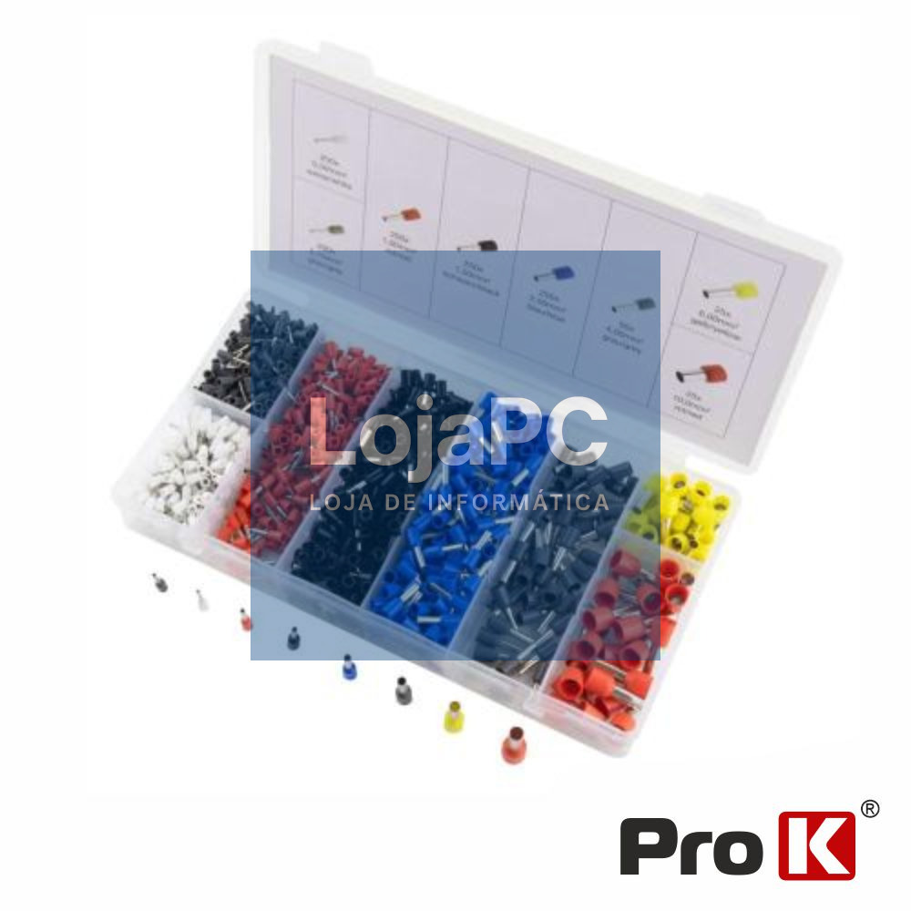 Conjunto de 1200 Terminais de Ponteira PROK