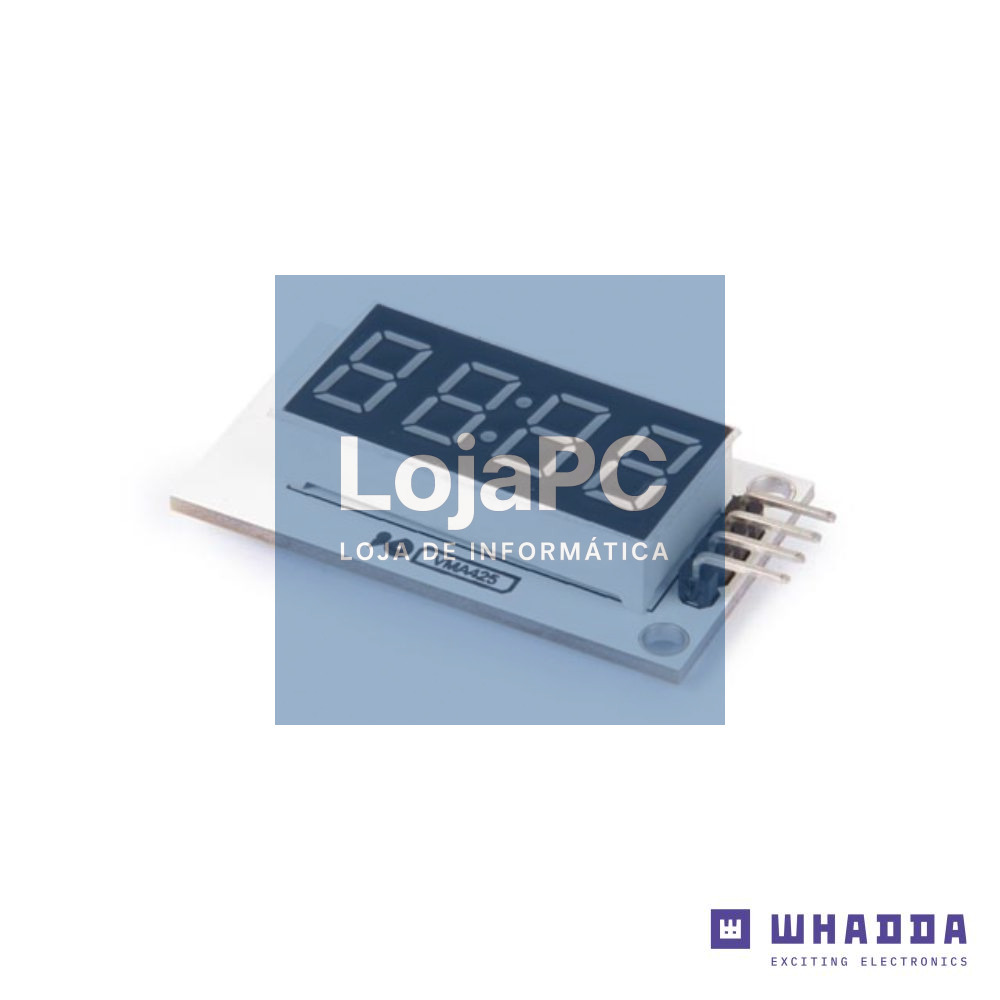 Visor de 4 Dígitos Com Módulo Controlador WHADDA