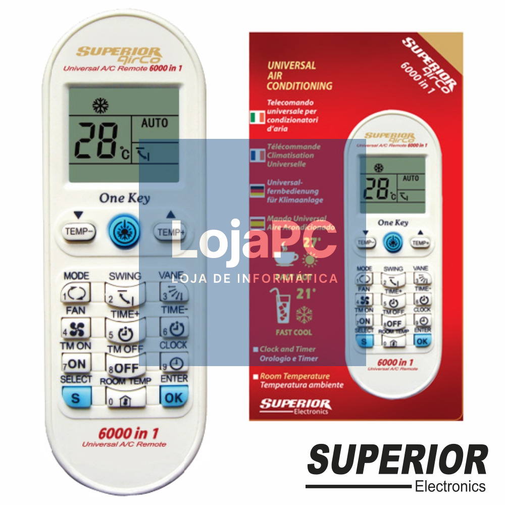 TELECOMANDO P/ AR CONDICIONADO