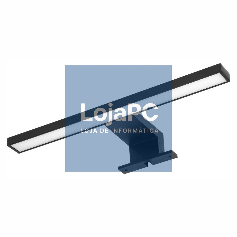 Candeeiro LED 5W 320lm 300mm 4000K Preto ADVITI