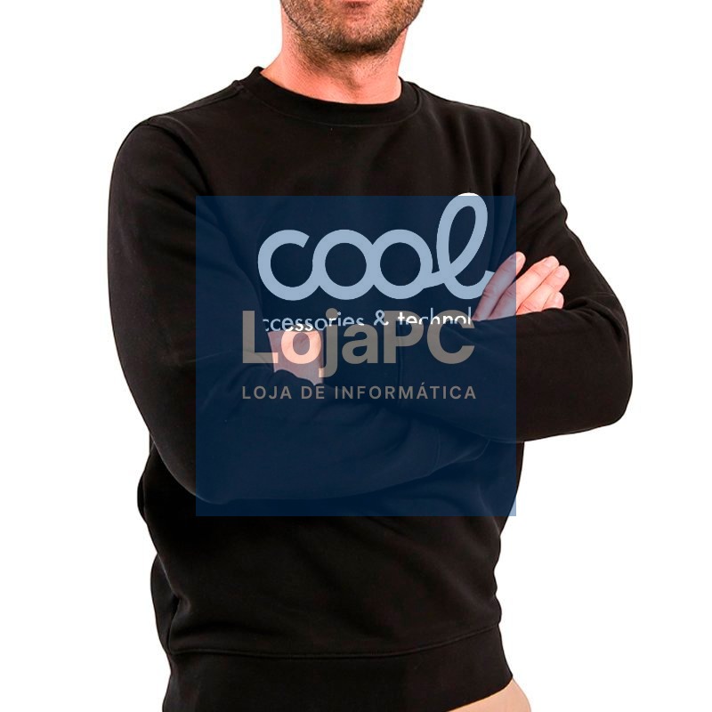 Textile Hoodie Cool Accessories Size M (Unisex) Black — imagem 2