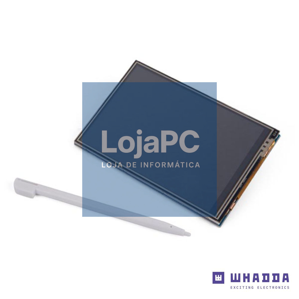 Ecrã táctil 3.5" 320x480 Para Raspberry Pi WHADDA