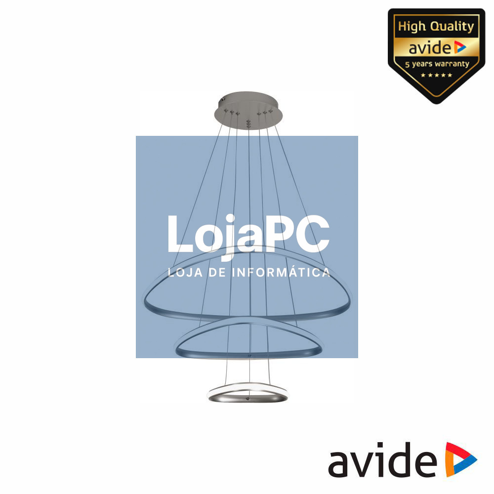 Candeeiro Teto Suspenso LED 75W 4000K 3750lm AVIDE
