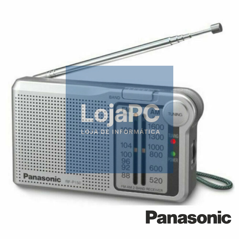 Rádio Portátil AM/FM de Bolso A Pilhas PANASONIC