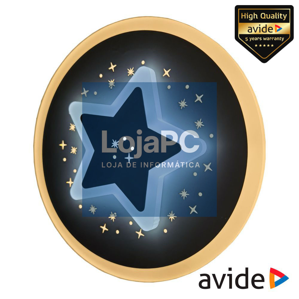 Candeeiro Teto/Parede LED 33W 3000K-4000K-6400K AVIDE