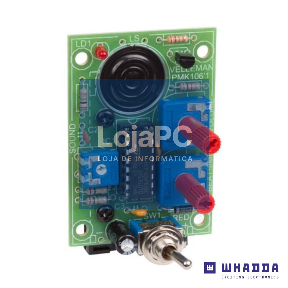 Kit Metrónomo C/ LED e Coluna WHADDA