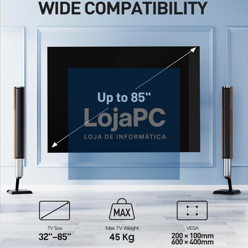 TV Flexible Holder COOL Universal 32"- 85" — imagem 4